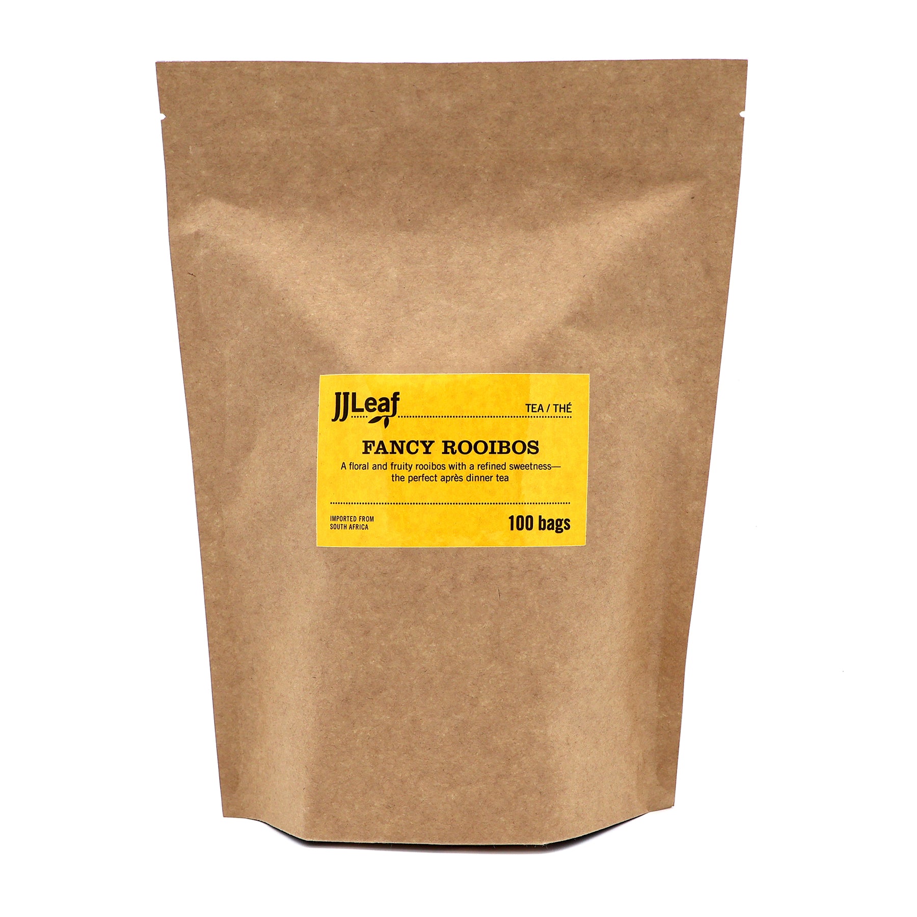 JJLeaf Fancy Rooibos 100 tea bags, Canadian business bulk tea