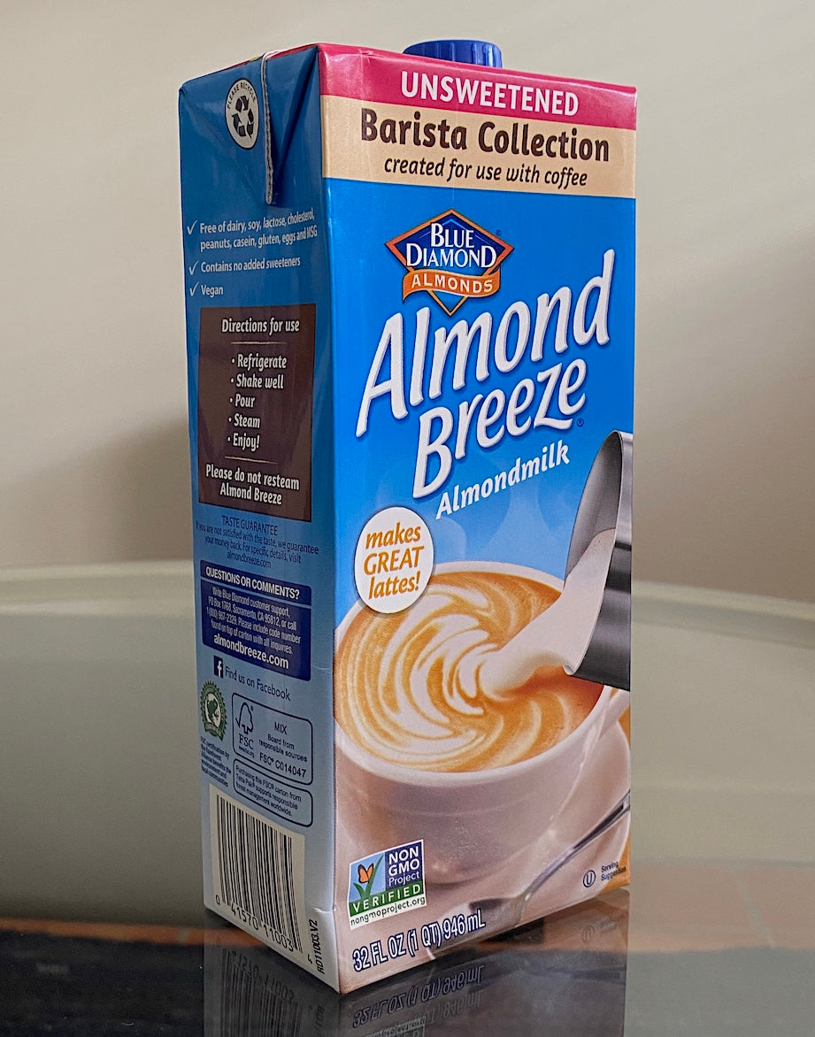 Blue diamond barista almond milk ingredients Clearance